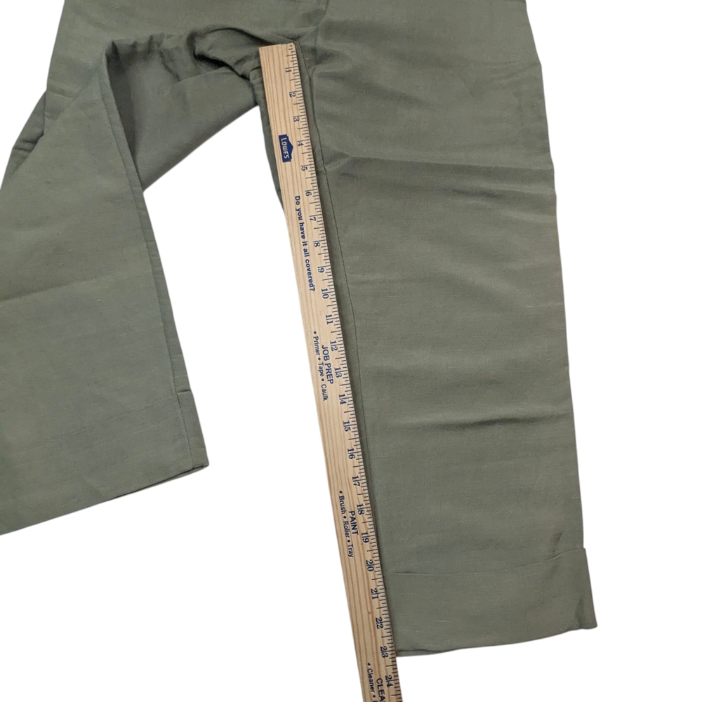 Women's Olive Sleeveless Jumpsuit - Picture 5 of 16